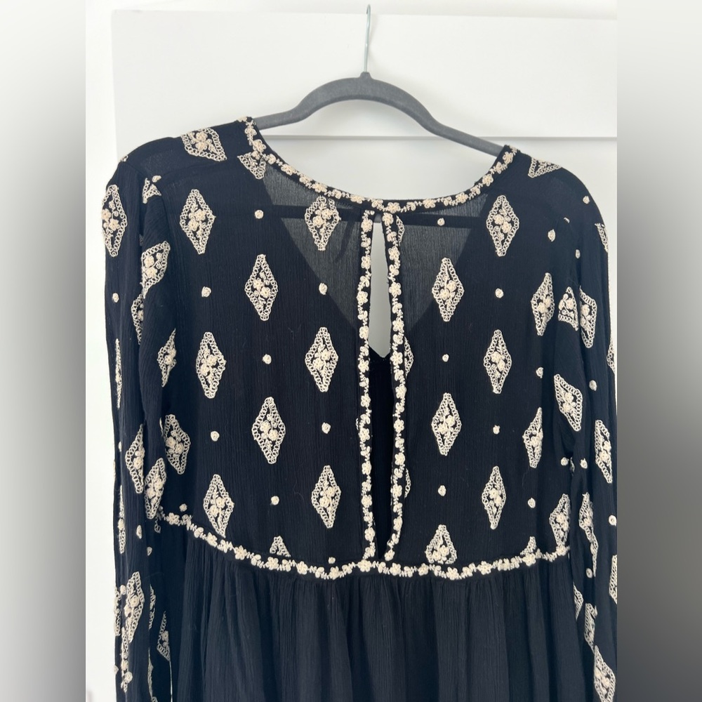 Free people diamond embroidered tunic